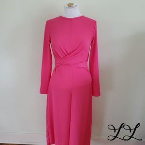 Boohoo jumpsuit Hot Pink Wide Leg